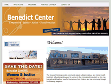 Tablet Screenshot of benedictcenter.org